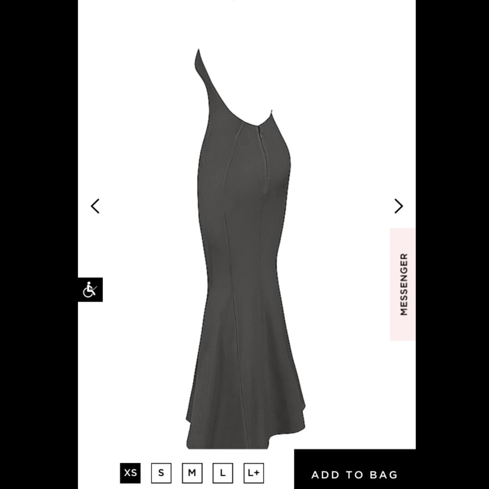 House of CB Juliette shadow halter gown - Picture 9 of 10